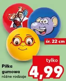 Kaufland Piłka gumowa różne rodzaje oferta