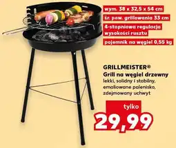Kaufland GRILLMEISTER Grill na węgiel drzewny oferta