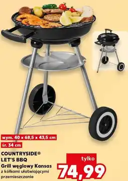 Kaufland COUNTRYSIDE LET'S BBQ Grill węglowy Kansas oferta