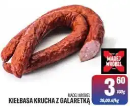 TomiMarkt Madej Wróbel Kiełbasa krucha z galaretką oferta
