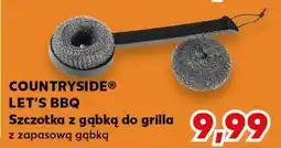 Kaufland COUNTRYSIDE LET'S BBQ Szczotka z gąbką do grilla z zapasową gąbką oferta