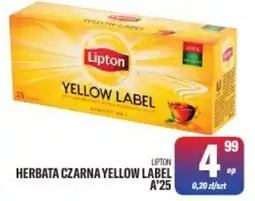 TomiMarkt Lipton Herbata czarna Yellow Label oferta
