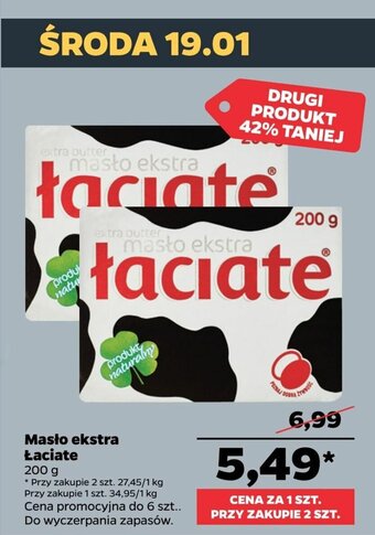 Netto Masło ekstra Łaciate 200g oferta