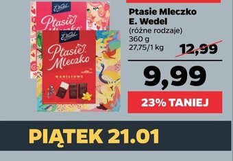 Netto Ptasie Mleczko E. Wedel 360g oferta