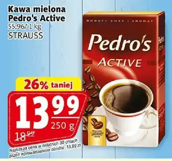 Kawa mielona Pedro's Active