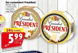 Prim Market Ser camembert president z orzechami, naturalny oferta
