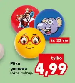 Kaufland Piłka gumowa różne rodzaje śr. 22cm oferta