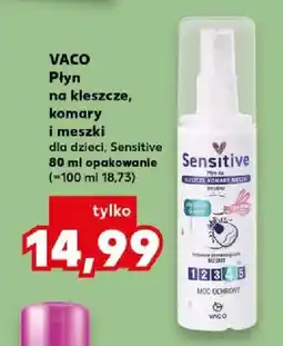 Kaufland Płyn na kleszcze, komary i meszki dla dzieci Sensitive 80ml opakowanie oferta