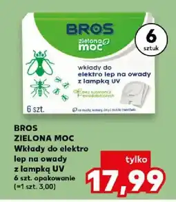 Kaufland Wkłady do elektro lep na owady z lampką UV 6szt. opakowanie oferta