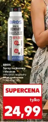 Kaufland Spray na komary i kleszcze 50% DEET, tropikalny 90 ml opakowanie oferta