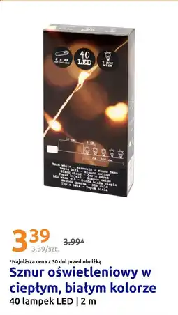 Action Sznur oświetleniowy w ciepłym, białym kolorze oferta