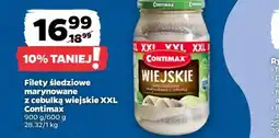 Netto Filety śledziowe marynowane z cebulką wiejskie XXL Contimax oferta