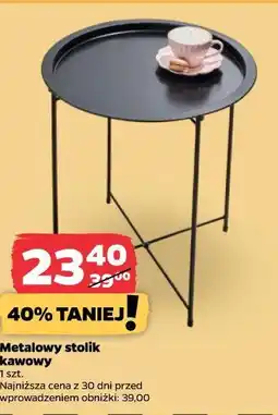 Netto Metalowy stolik kawowy oferta