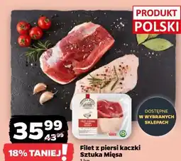 Netto Filet z piersi kaczki Sztuka Mięsa oferta