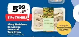 Netto Filety śledziowe po wiejsku Pomorski Targ Rybny oferta