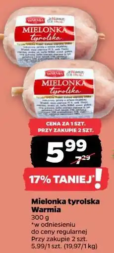 Netto Mielonka tyrolska Warmia oferta