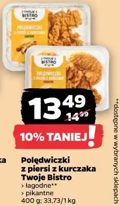 Netto Polędwiczki z piersi z kurczaka Twoje Bistro oferta