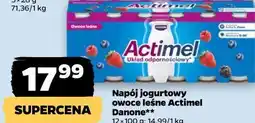 Netto Napój jogurtowy owoce leśne Actimel Danone oferta