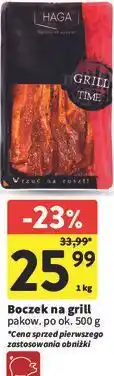 Intermarche Boczek na grill oferta