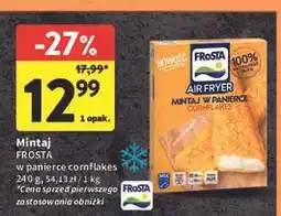 Intermarche Mintaj FROSTA w panierce cornflakes oferta