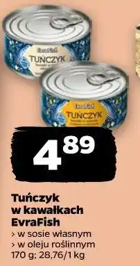 Netto Tuńczyk w kawałkach EvraFish oferta