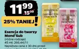 Netto Esencja do twarzy Mond'Sub (różne rodzaje) oferta