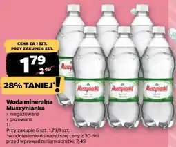 Netto Woda mineralna Muszynianka (niegazowana, gazowana) oferta