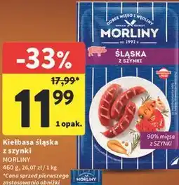 Intermarche Kiełbasa śląska z szynki Morliny oferta