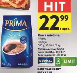 Intermarche Kawa mielona PRIMA Finezja oferta