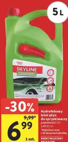 Intermarche Hydrofobowy letni płyn do spryskiwaczy pojemność oferta