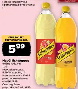 Netto Napój Schweppes (różne rodzaje) oferta