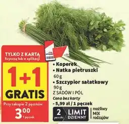 Intermarche Koperek, Natka pietruszki, Szczypior sałatkowy Z Sadów i Pól oferta