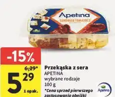 Intermarche Przekąska z sera APETINA oferta
