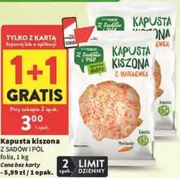 Intermarche Kapusta kiszona Z Sadów i Pól folia oferta