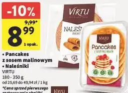 Intermarche Pancakes z sosem malinowym / Naleśniki Virtu oferta