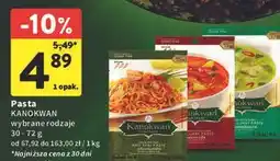 Intermarche Pasta KANOKWAN wybrane rodzaje oferta