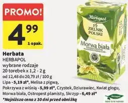 Intermarche Herbata HERBAPOL wybrane rodzaje oferta