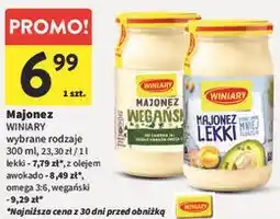 Intermarche Majonez WINIARY wybrane rodzaje oferta