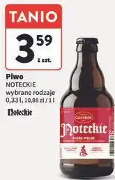 Intermarche Piwo NOTECKIE wybrane rodzaje oferta