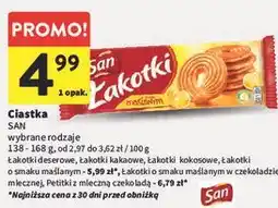 Intermarche Ciastka SAN wybrane rodzaje oferta