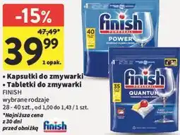 Intermarche Kapsułki do zmywarki, Tabletki do zmywarki FINISH oferta