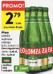 Intermarche Piwo ŁOMŻA wybrane rodzaje oferta
