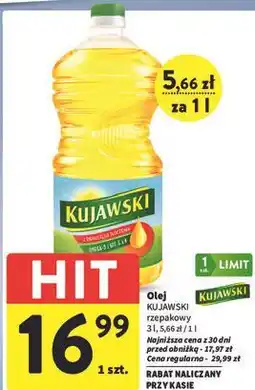 Intermarche Olej rzepakowy KUJAWSKI oferta