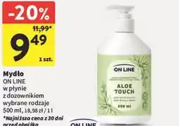 Intermarche Mydło ON LINE w płynie z dozownikiem wybrane rodzaje oferta