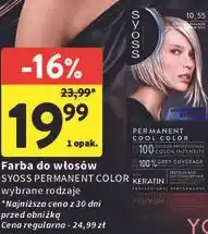 Intermarche Farba do włosów SYOSS PERMANENT COLOR oferta