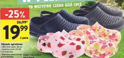 Intermarche Obuwie ogrodowe oferta