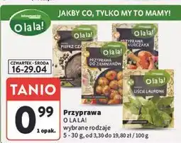 Intermarche Przyprawa O LA LA! wybrane rodzaje oferta