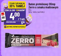 Polomarket Baton proteinowy Olimp Zerro o smaku malinowym oferta