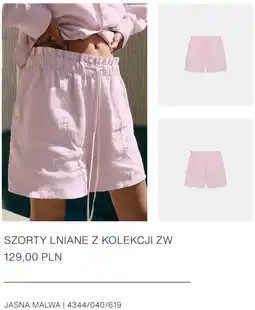 ZARA SZORTY LNIANE Z KOLEKCJI ZW oferta