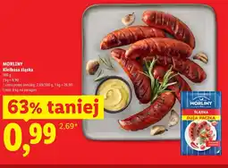 Lidl Kiełbasa Morliny oferta